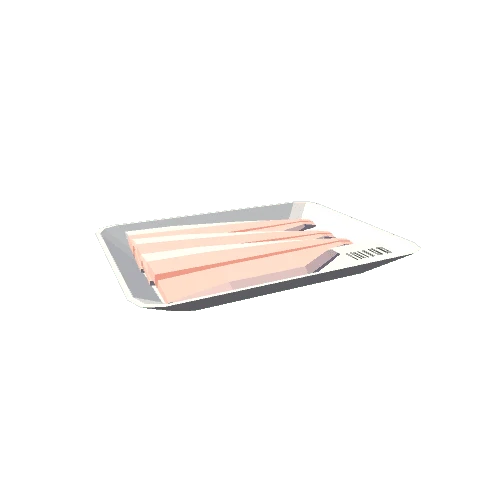 Herring fish plastic tray